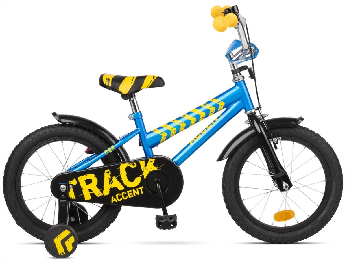 ACCENT Rower dziecięcy Track 16" niebieski