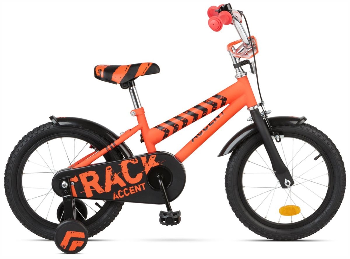 ACCENT Rower dziecięcy Track 16" pomarańczowy