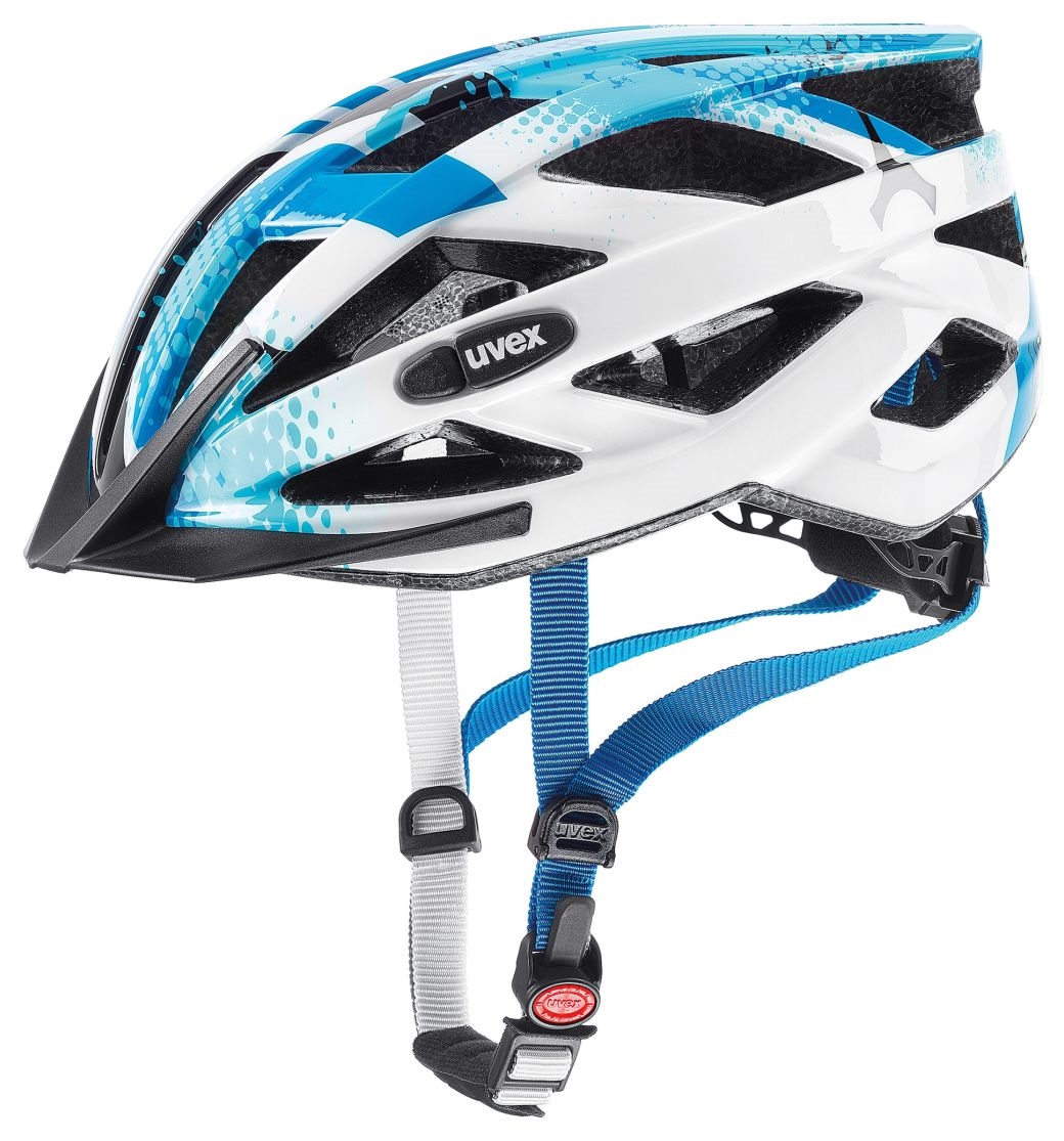 UVEX Kask rowerowy Air Wing Biało-Błekitny